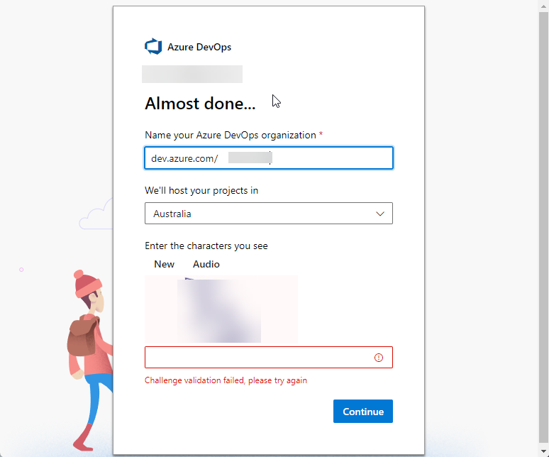 Azure DevOps - Name Organization
