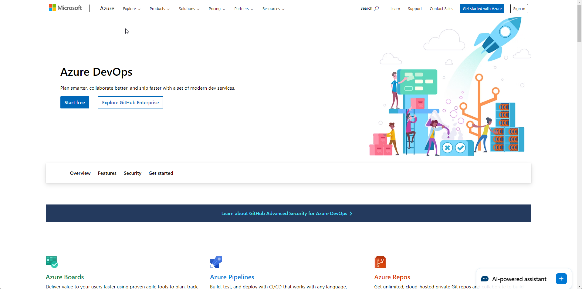 Azure DevOps - Start free
