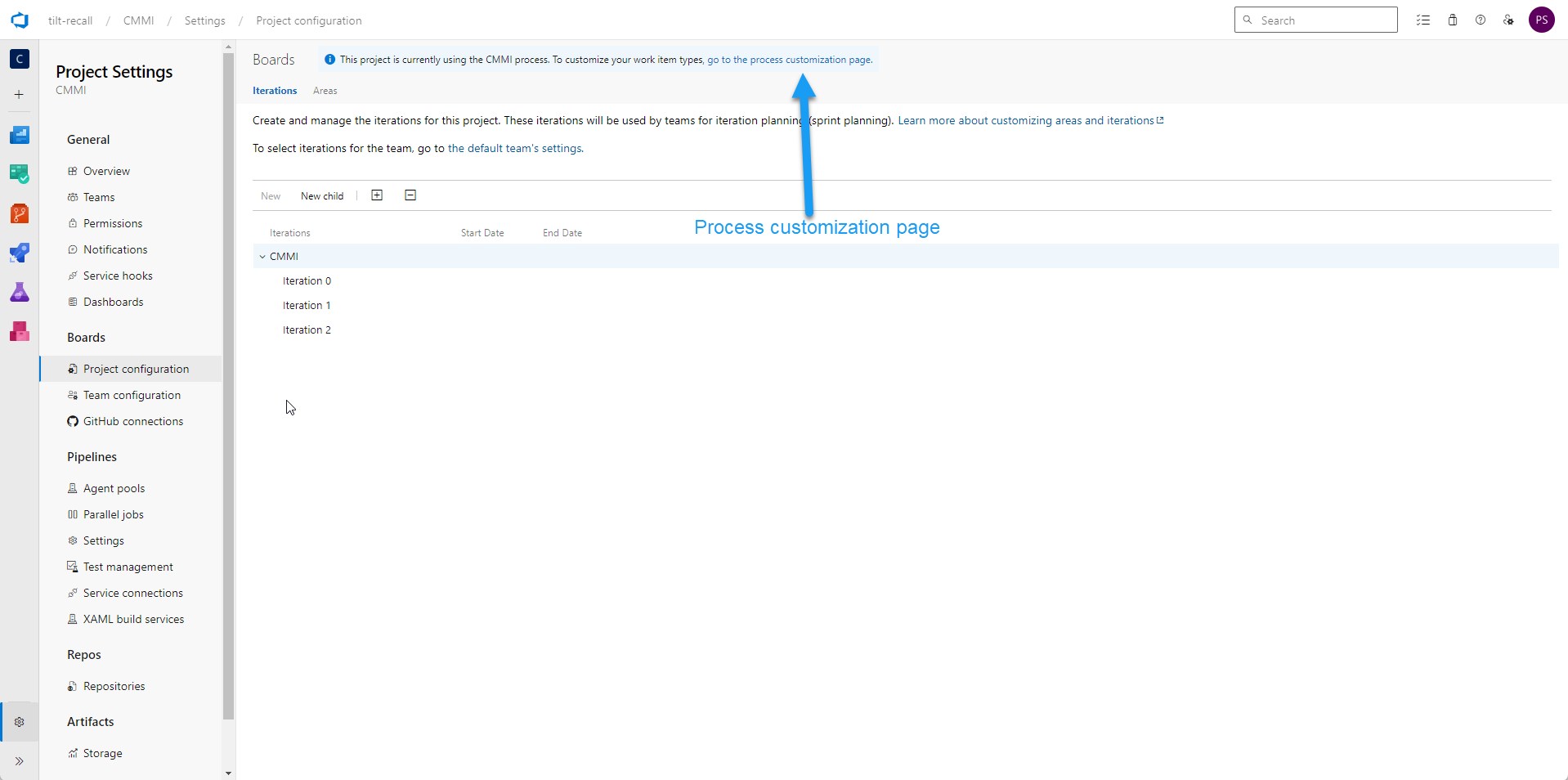 Azure DevOps - Process customization
