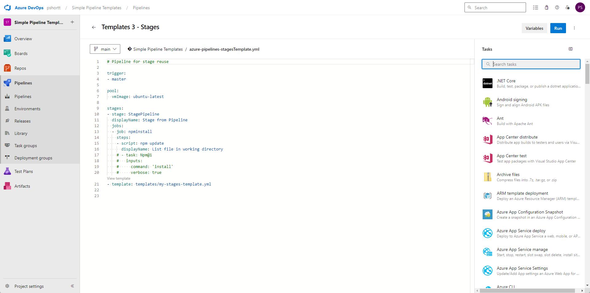 Azure DevOps - Where we can see extensions
