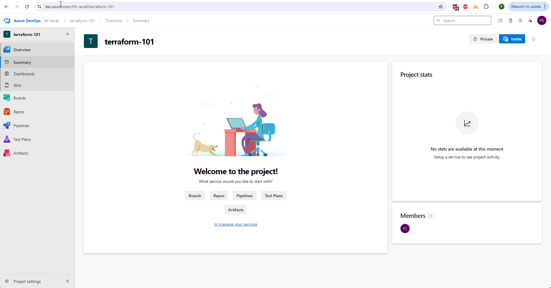 Azure DevOps - Project Welcome