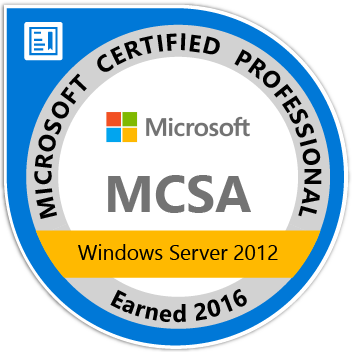 MCSA Windows Server 2012